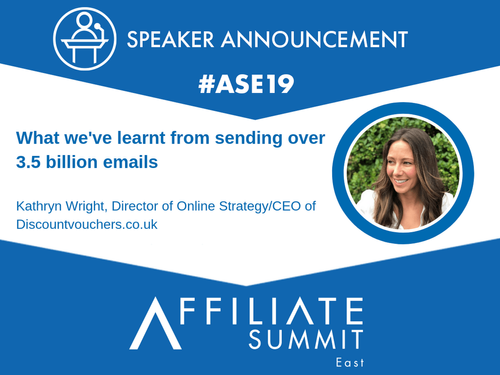 Meet'Kathryn Wright - a speaker at Affiliate Summit East 2019'