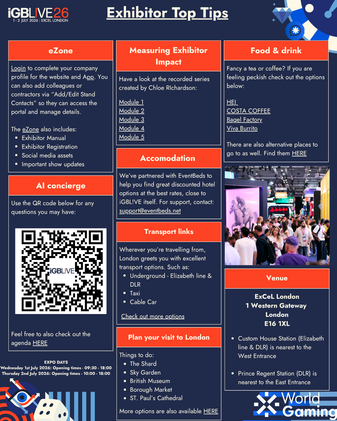 exhibitor top tips