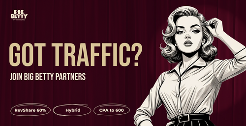 Únete a Big Betty Partners 🏆 Modelos CPA, RevShare e híbridos. Mercados de primer nivel.