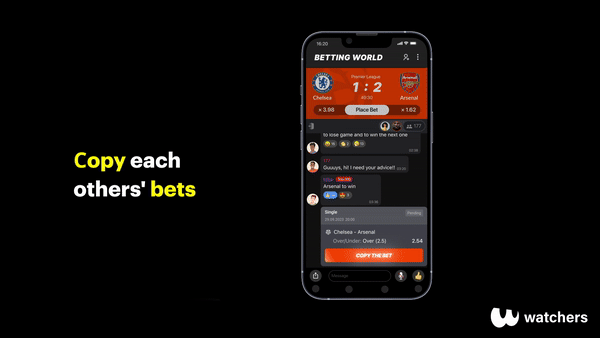 Copy-Bet and Big Win Widgets