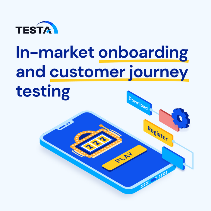 Onboarding testing for iGaming