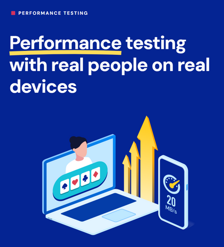 Teste de desempenho para iGaming