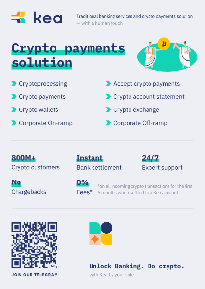 Traditional banking and crypto services