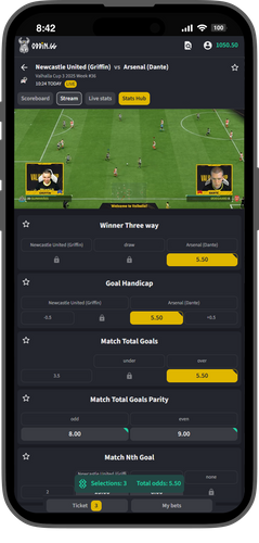 BetBuilder (live & pre-match)