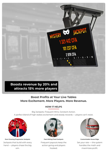 Mystery Jackpot for all gaming table