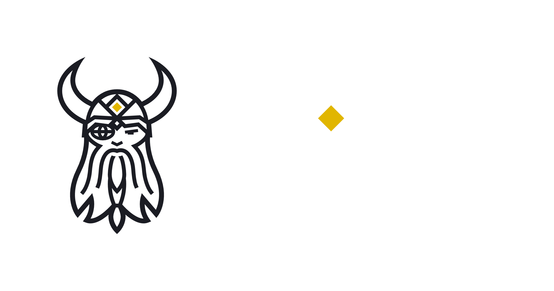 Oddin Logo - White