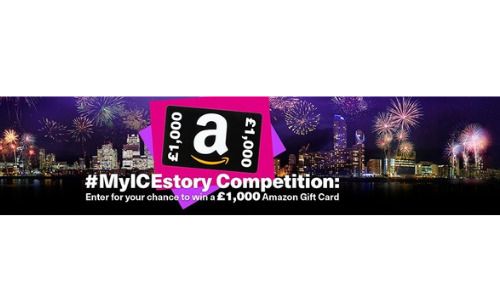 Tell your #MyICEStory and enter the competition to win a £1,000 Amazon Card