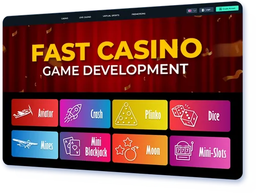 Desarrollo de juegos de casino (juegos de casino rápidos)