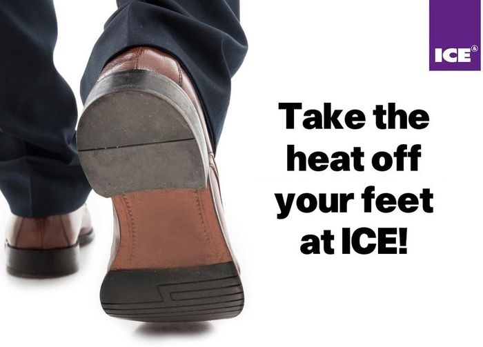Footcare kits help visitors to biggest ICE on record take the 'heat off their feet'