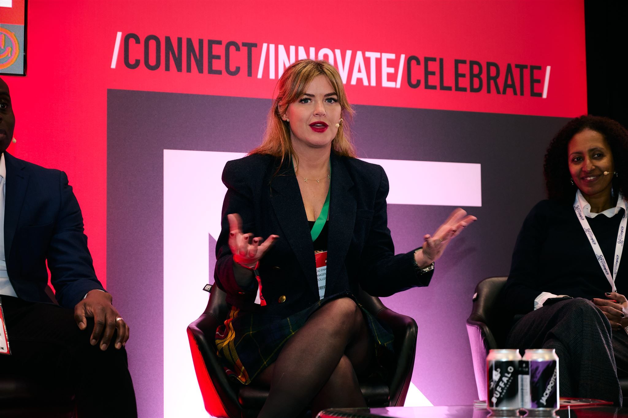 speakers speaking on a panel