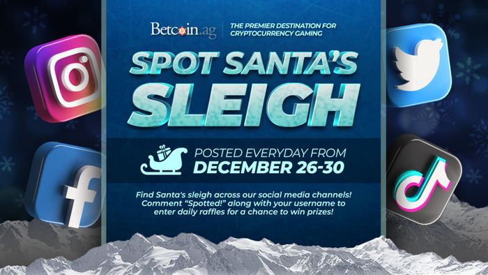 Spot Santa's Sleigh Promo Begins Monday on our Social Media Pages