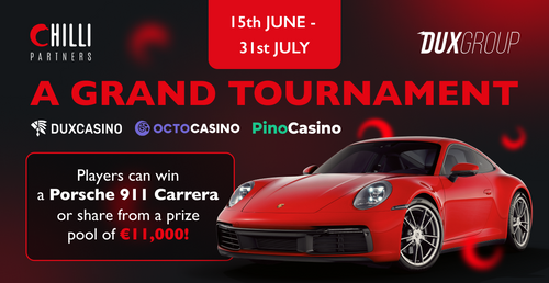 A Grand Tournament with a stunning prize on our DUXGroup brands