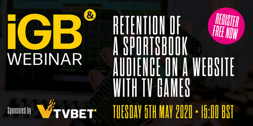 Retention of a sportsbook audience on a website with TV games
