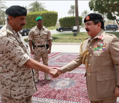 Bahrain’s King Visits Defense Force’s General Command
