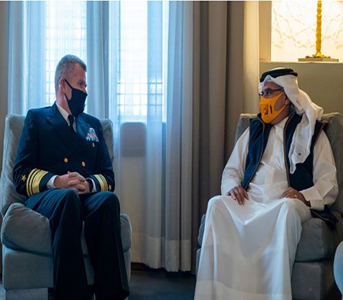 Bahrain’s Crown Prince Receives Commander of US 5th Fleet