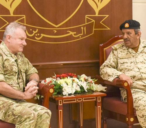 Bahrain Commander-in-Chief Receives UK Vice Defence Chief