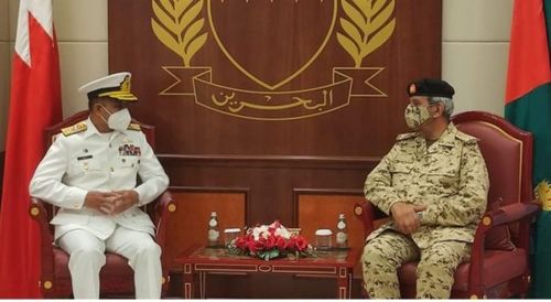 Pakistan Naval Chief meets top military leadership of Kingdom of Bahrain