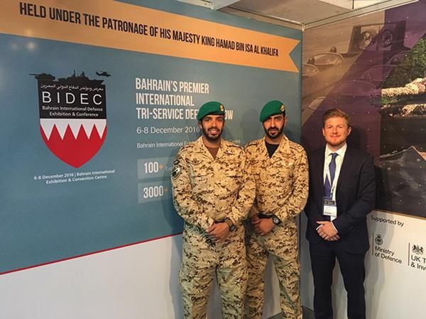 BIDEC Team visit SOFEX Jordan with representatives of the Bahrain Royal Guard