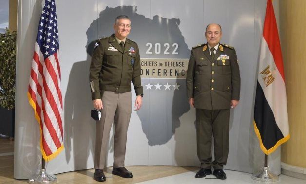 Egyptian army chief of staff urges military cooperation among African states in Rome conference