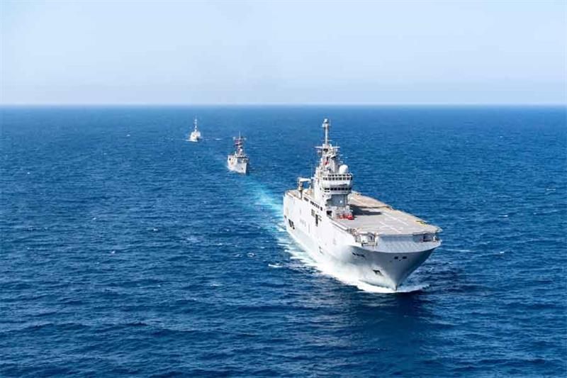 Egyptian and French naval forces conduct joint drills in Red Sea