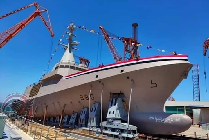 Egypt launches another locally built corvette
