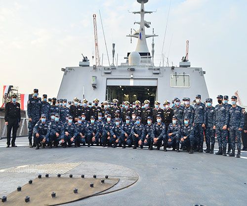 Egyptian Navy Receives First Locally Made Gowind Class Corvette Edex 2021 The 2nd Edition Of Egypt S Only International Defence Expo