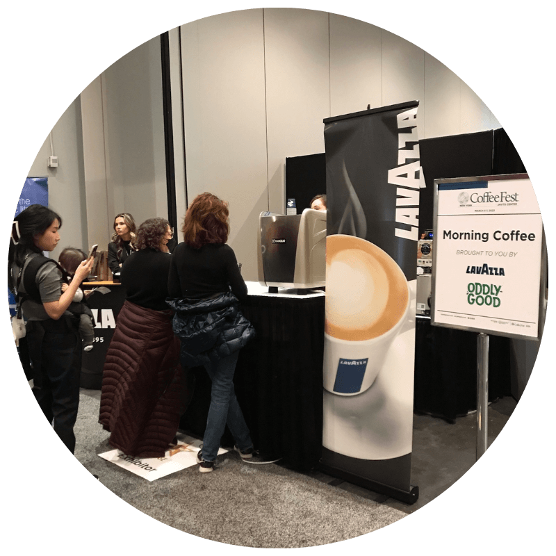 Morning coffee at Coffee Fest NY 2024