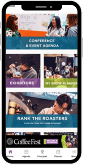 Coffee Fest LA Mobile App Screenshot