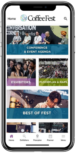 Coffee Fest Orlando Mobile App Screenshot