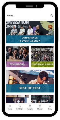 Coffee Fest New York Mobile App Screenshot
