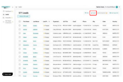 Step 3 - Accessing Leads List