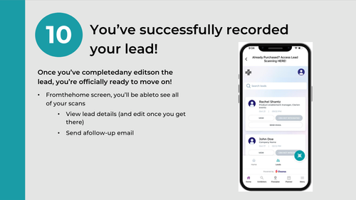 You've successfully recorded your lead!