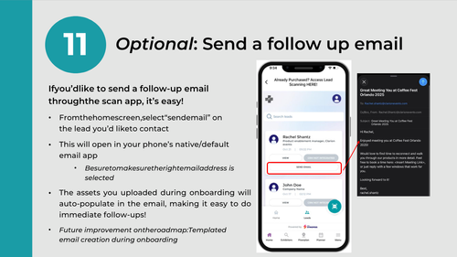 Optional: Send a follow up email