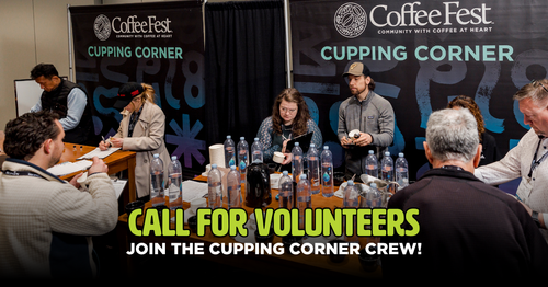 CALL FOR VOLUNTEERS: Join the Cupping Corner Crew ☕