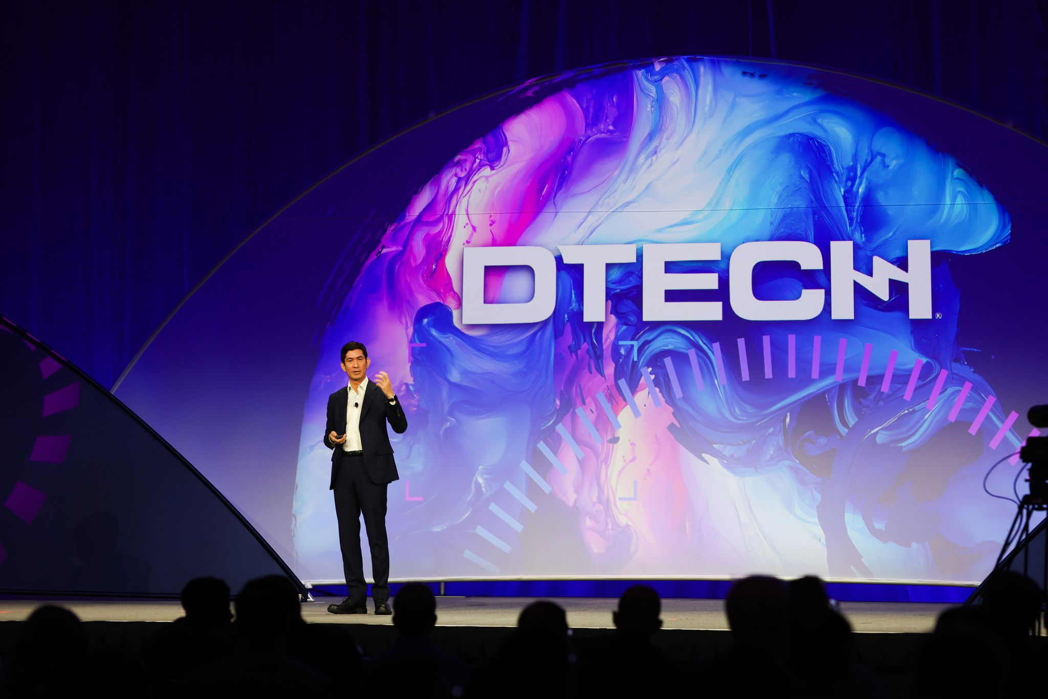speaker on stage