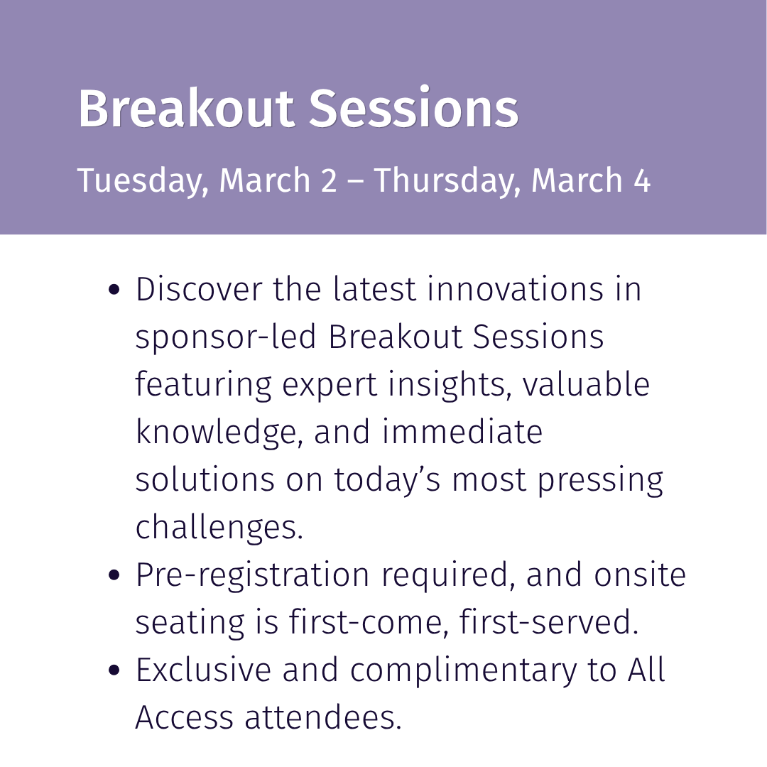 Breakout Sessions