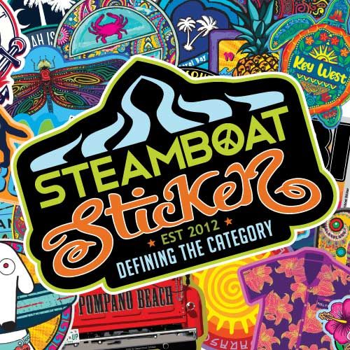 Steamboat Sticker