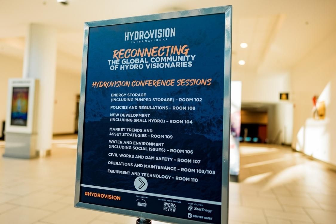 Conference schedule at HYDROVISION International