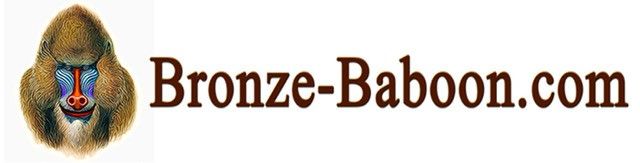 bronze baboon logo