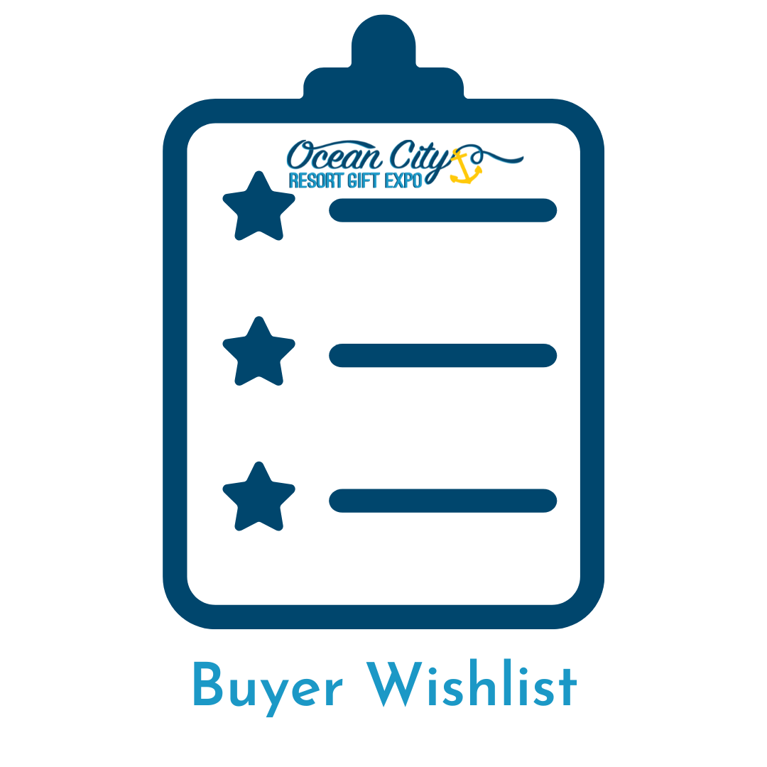 buyer wishlist, ocean city, ocean city gift show