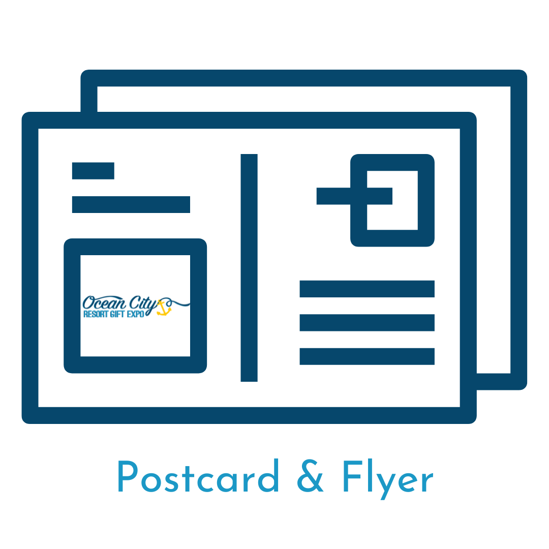 flyer, post card, ocean city, ocean city gift show