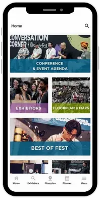 Coffee Fest Mobile App Screenshot