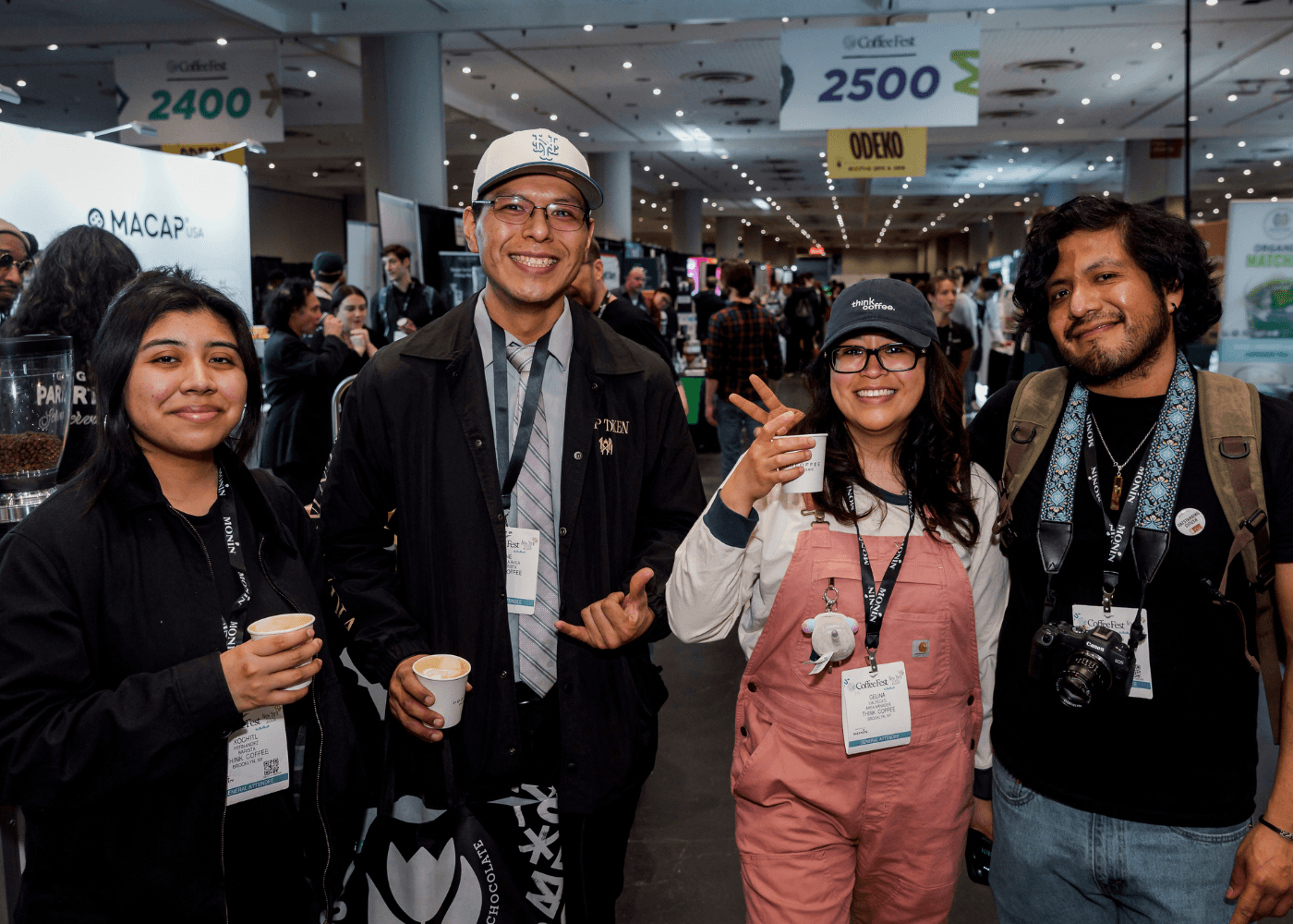 Attendee team at Coffee Fest