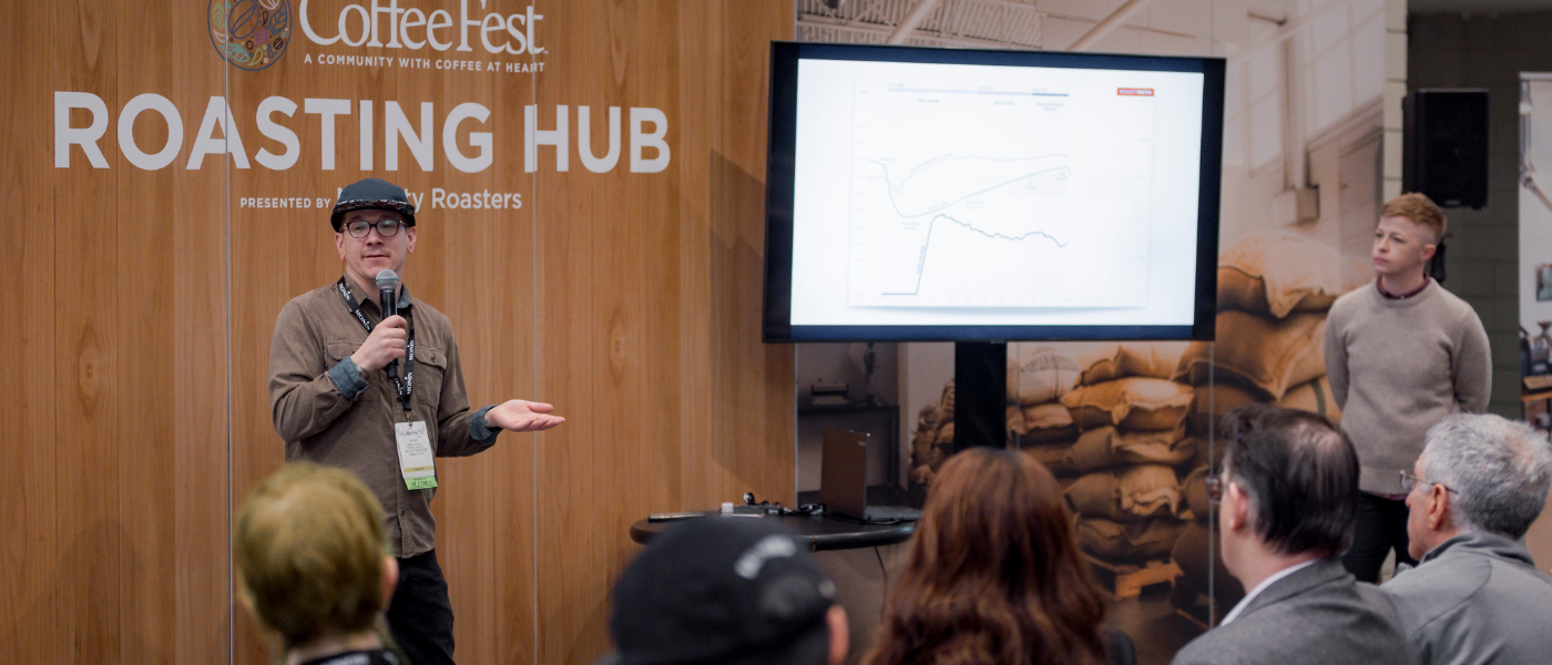 Session happening in the Roasting Hub