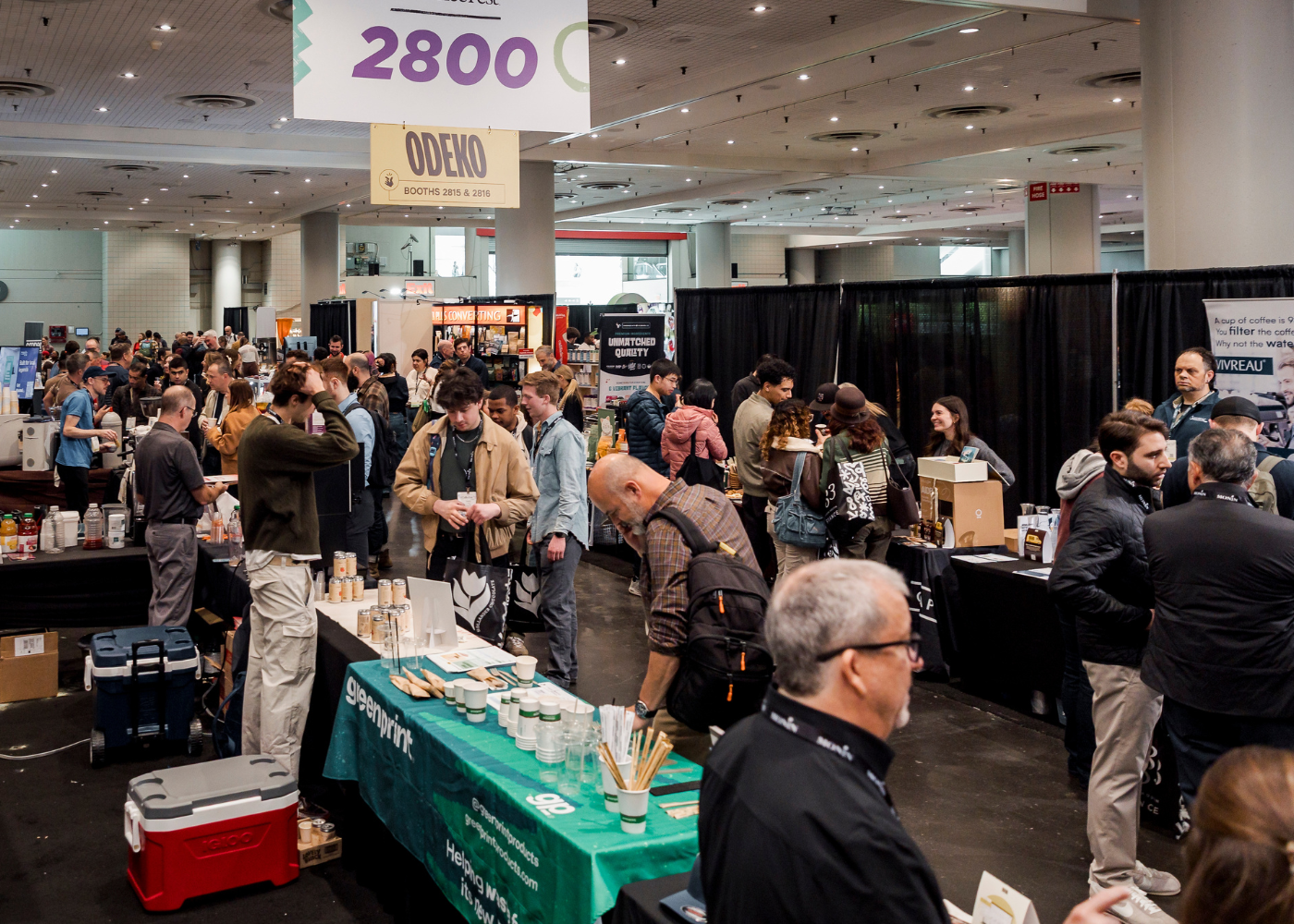 Coffee Fest show floor photo