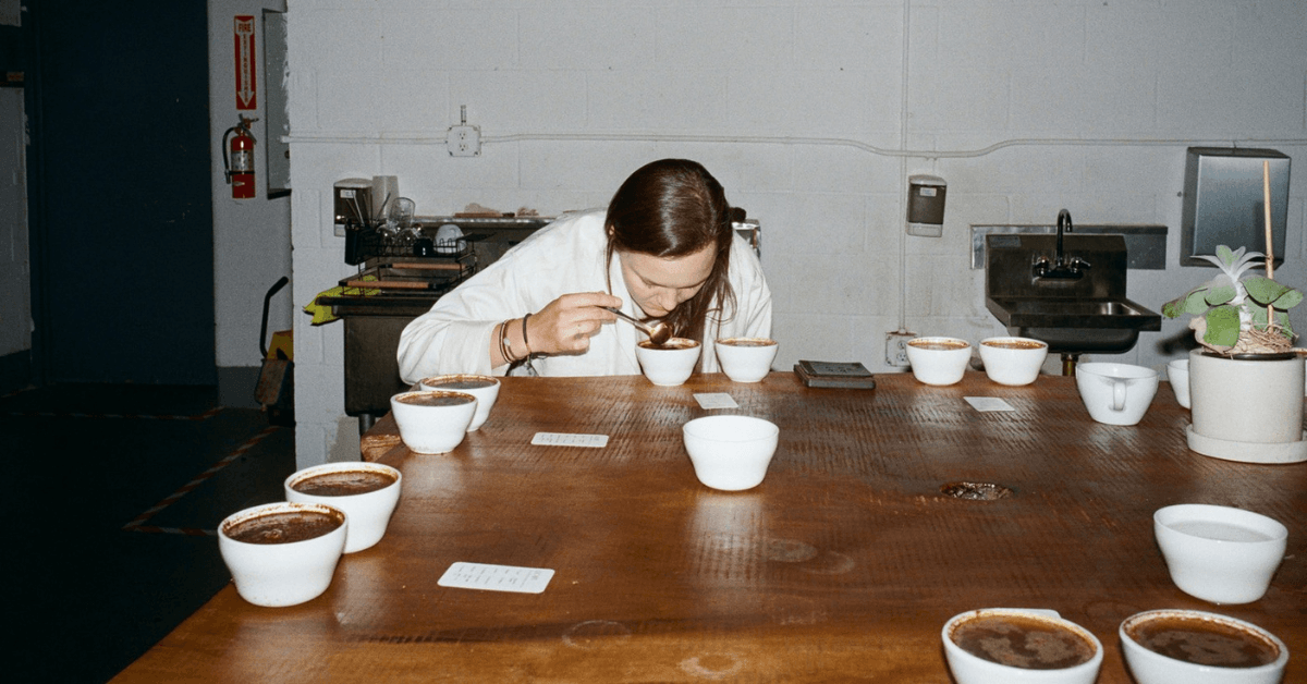 Sylwia participating in a cupping