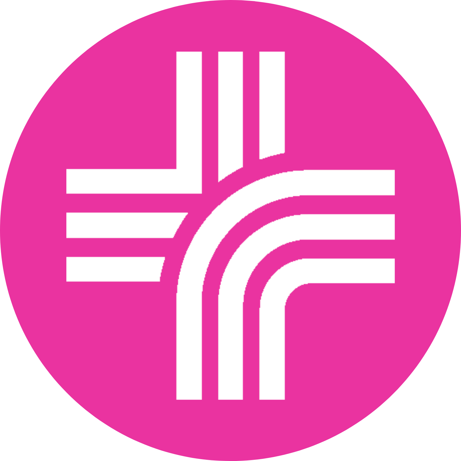 Circle with white Converge+