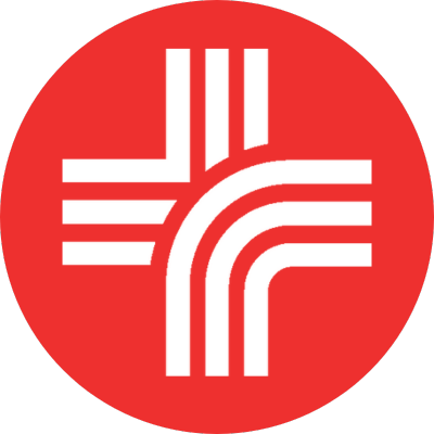 Teal Circle with white Converge+