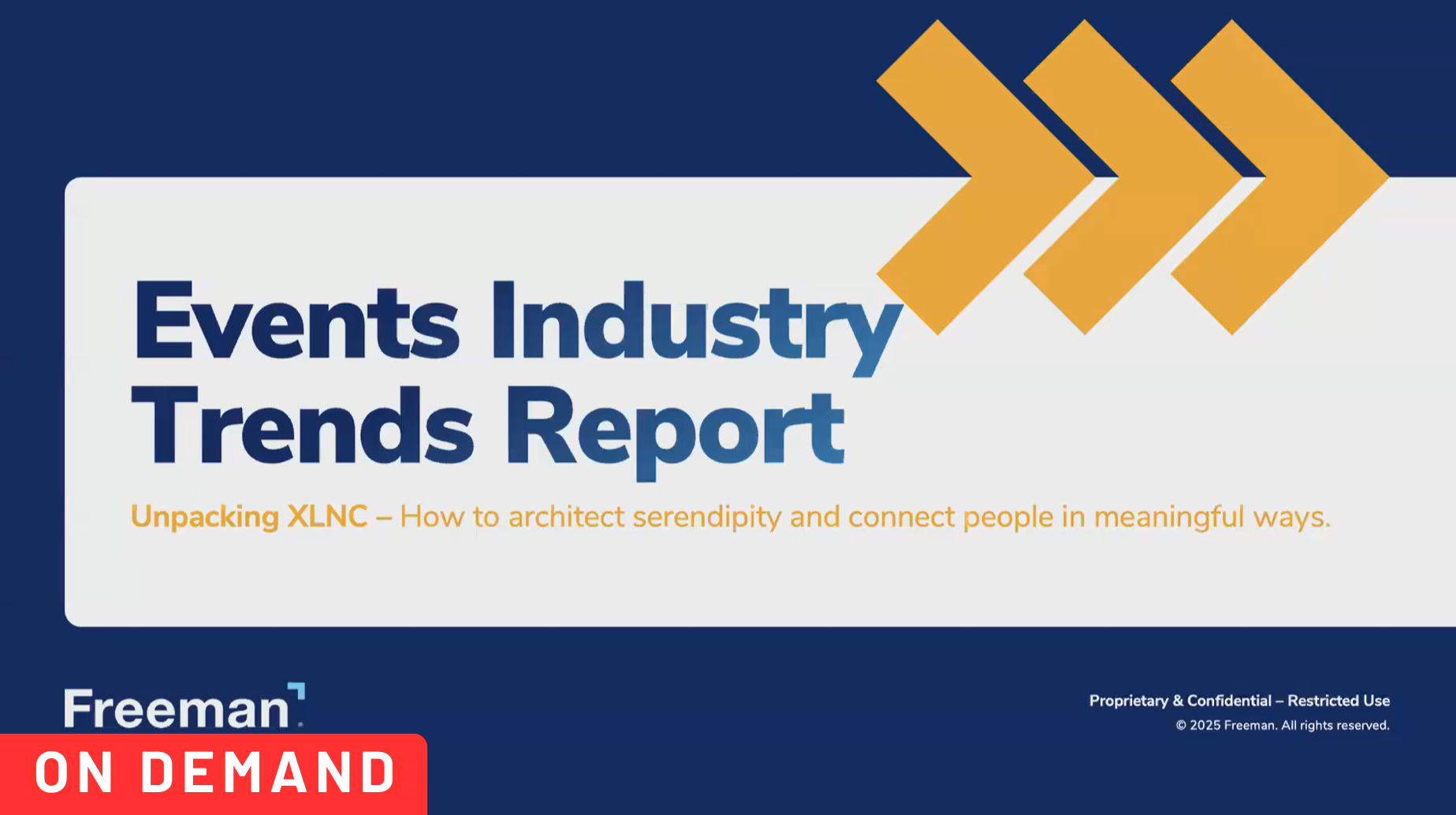 Freeman - Events Industry Trends Report