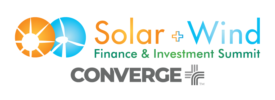 Solar + Wind Converge+ Logo